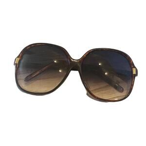 Anne Klein for Riviera Tortoise Shell Oversized Sunglasses